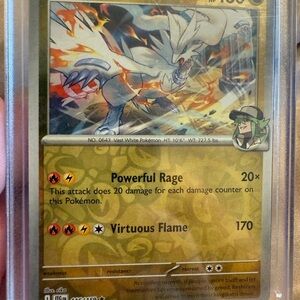 Pokemon Reshiram Trading Card Journey Together Card 116/159